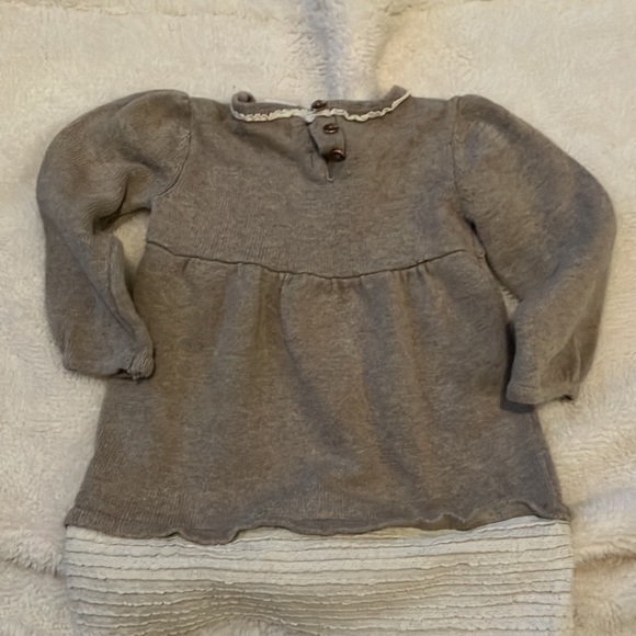 24M gray and cream dress - Picture 5 of 5